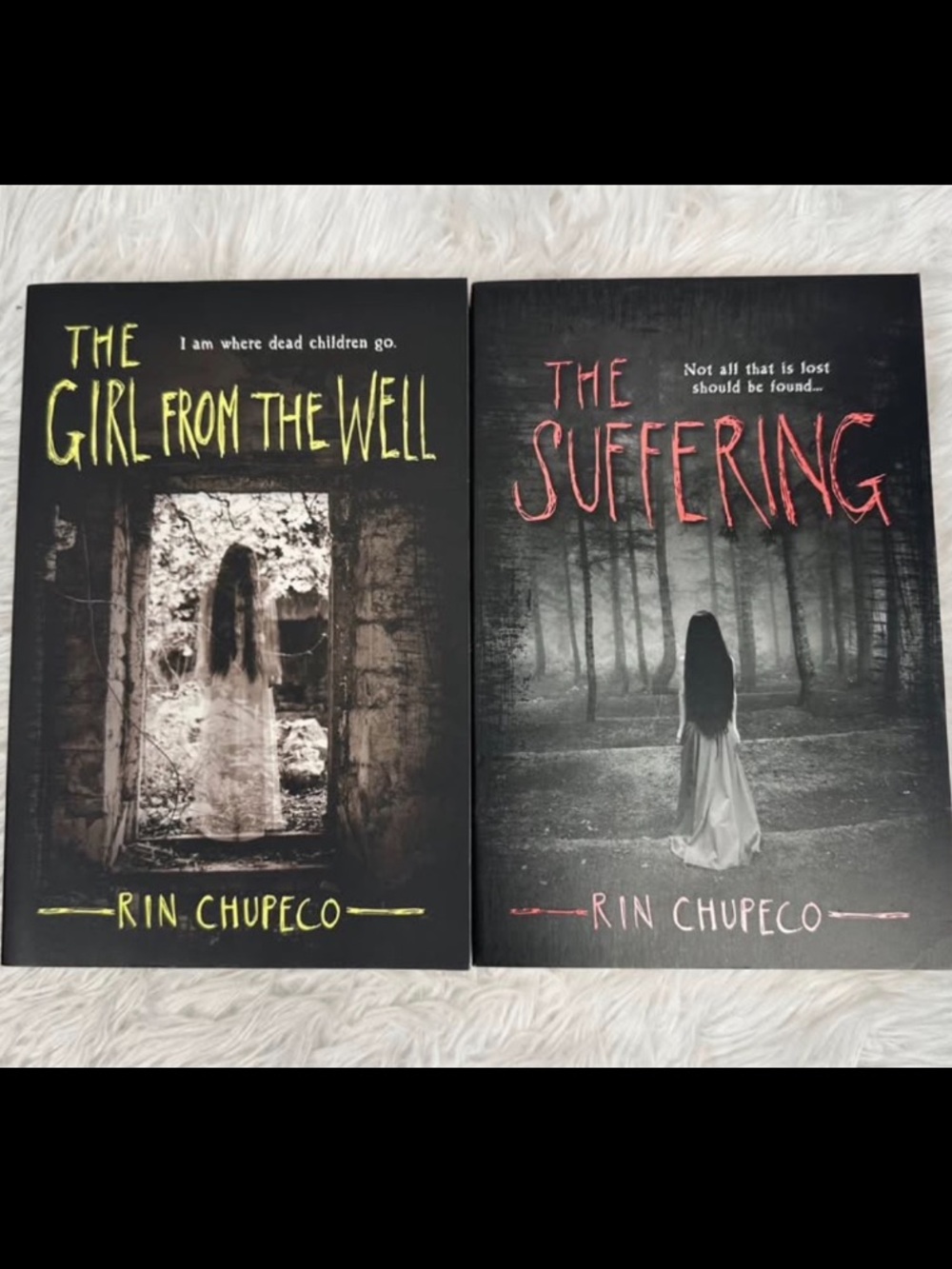The Suffering & The Girl From the Well Horror Book Series Lot by Rin Chupeco